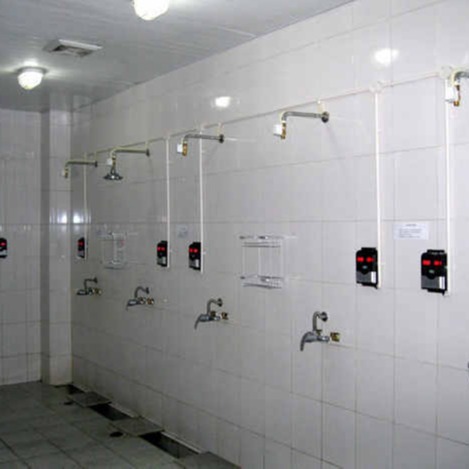 澡堂水控机IC卡淋浴控水系统打卡计量洗澡收费机
