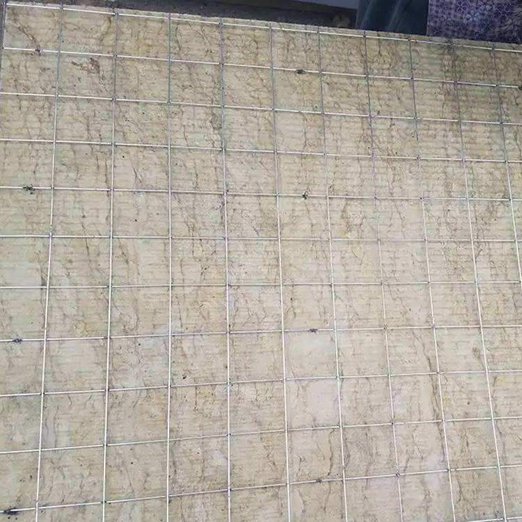 翰图 钢网插丝岩棉板 外墙保温钢网岩棉板 钢网保温岩棉板图片
