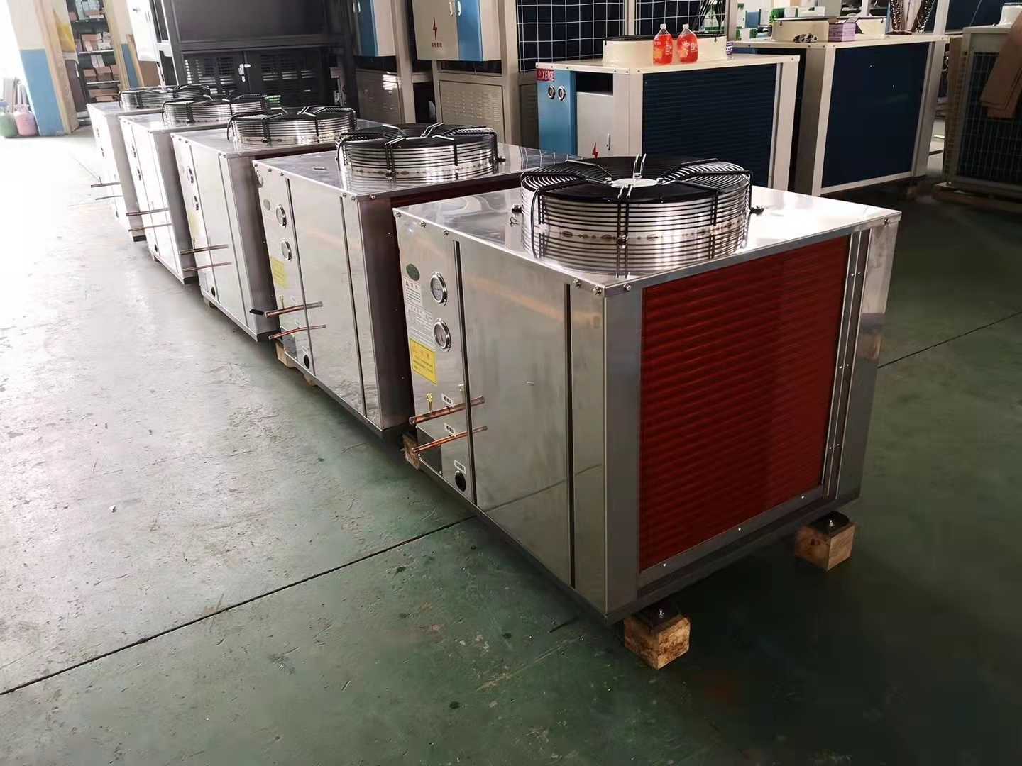 杭井 8P风冷单冷柜机(R410A)，LF22NP(低温-20℃型,前回顶送风，无风帽)，不含安装及辅材。