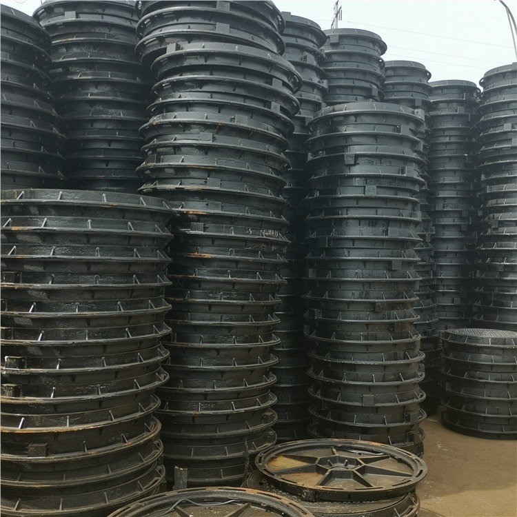污水井盖极 700*700 工厂排水沟常用 A15过行人 巫溪双篦雨水口铸铁盖板