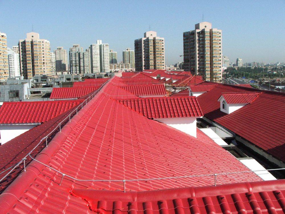 北京市树脂瓦安装金属彩石瓦北京市朝阳区树脂瓦1050
