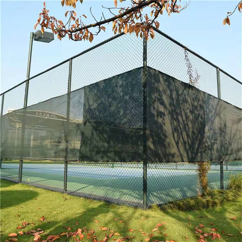 球场围网勾花护栏围网 体育运动场围栏网 篮球场浸塑围网厂家峰尚安