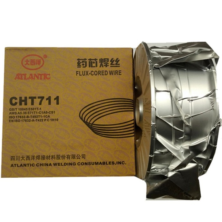 四川大西洋CHT711M气保护药芯焊丝E501T-1M碳钢气保药芯焊丝