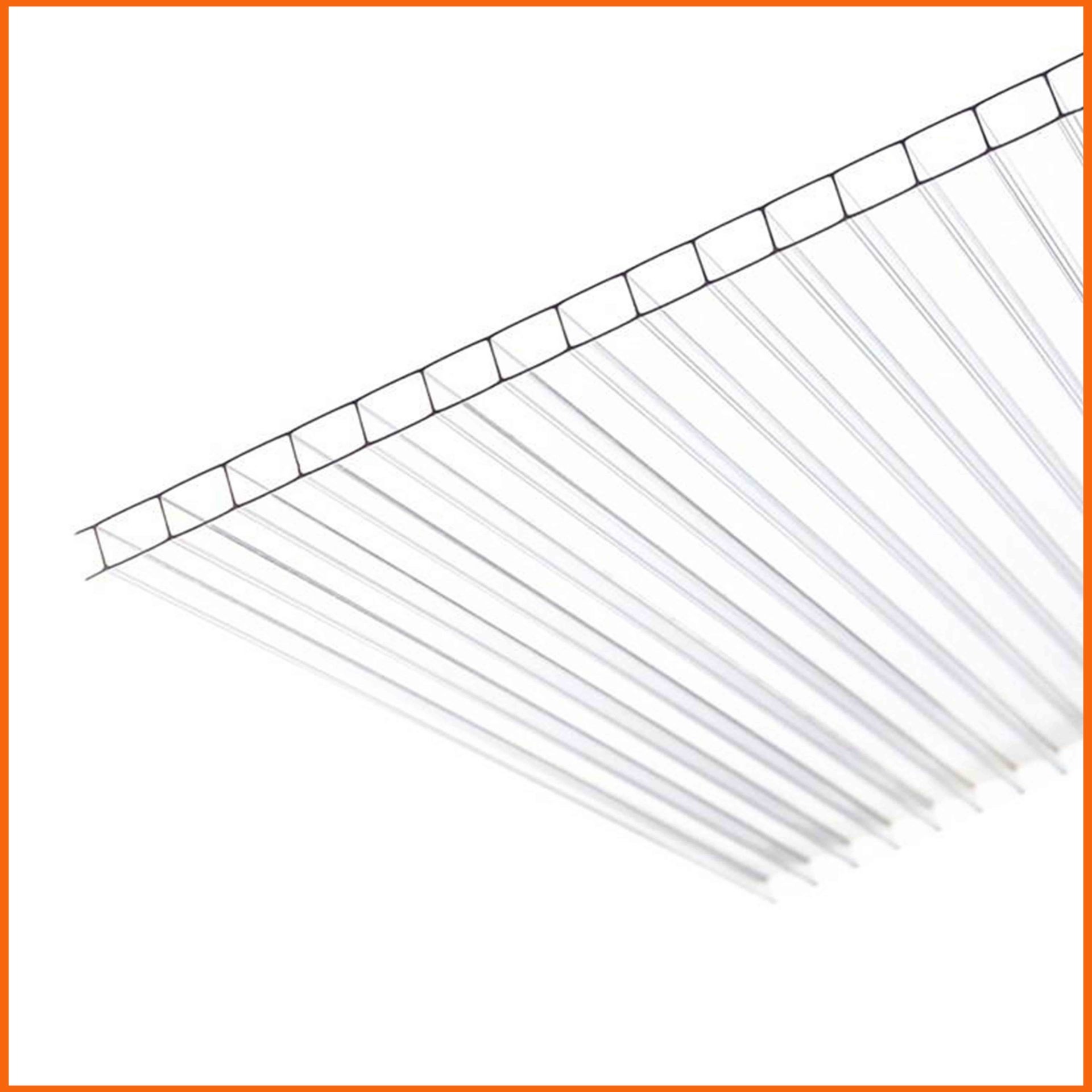 通用型PC阳光板 陇南透明10毫米阳光板 双层单腔PC阳光板生产厂家