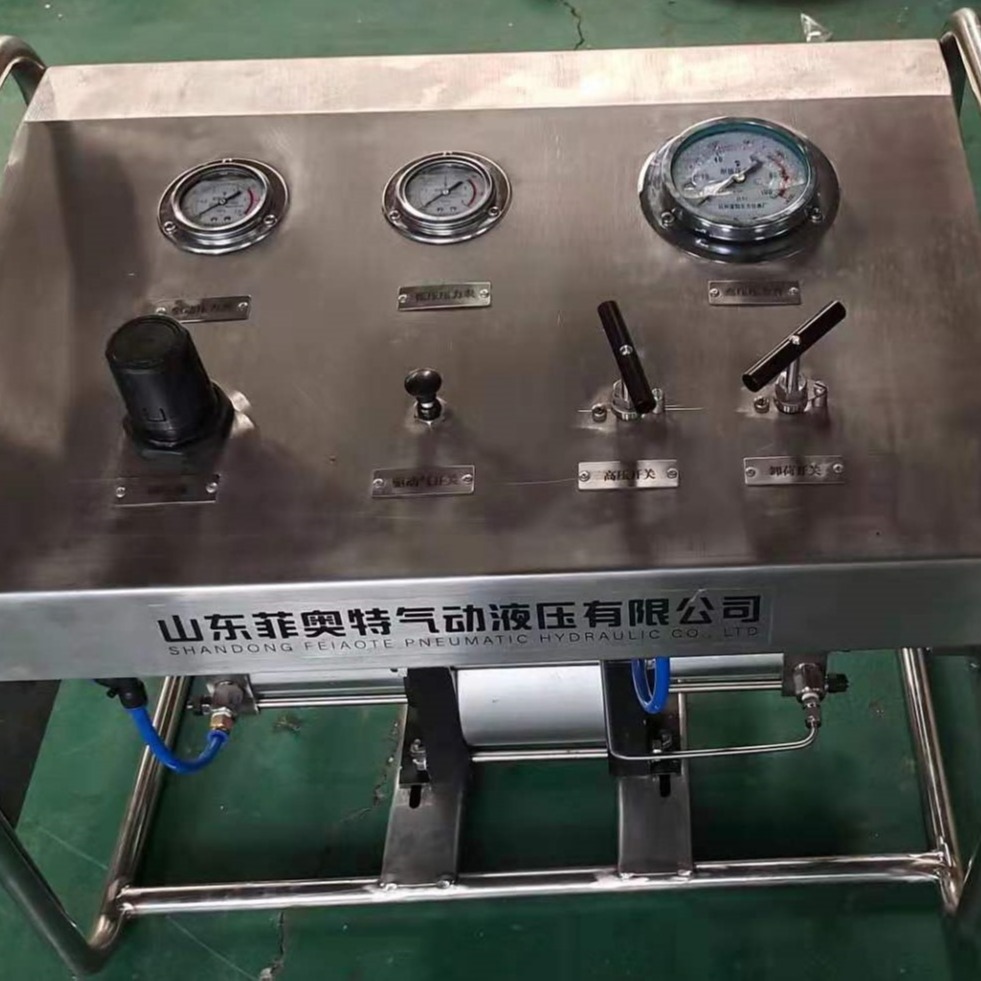 山东菲奥特 专业生产  散热器胀管机 ，气体增压泵 ，液体增压泵 脉冲试验台图片