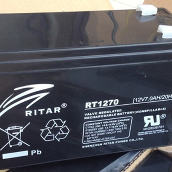 RITAR瑞达RT1270蓄电池12V7AH通力迅达电梯应急电源电池UPS电源用图片