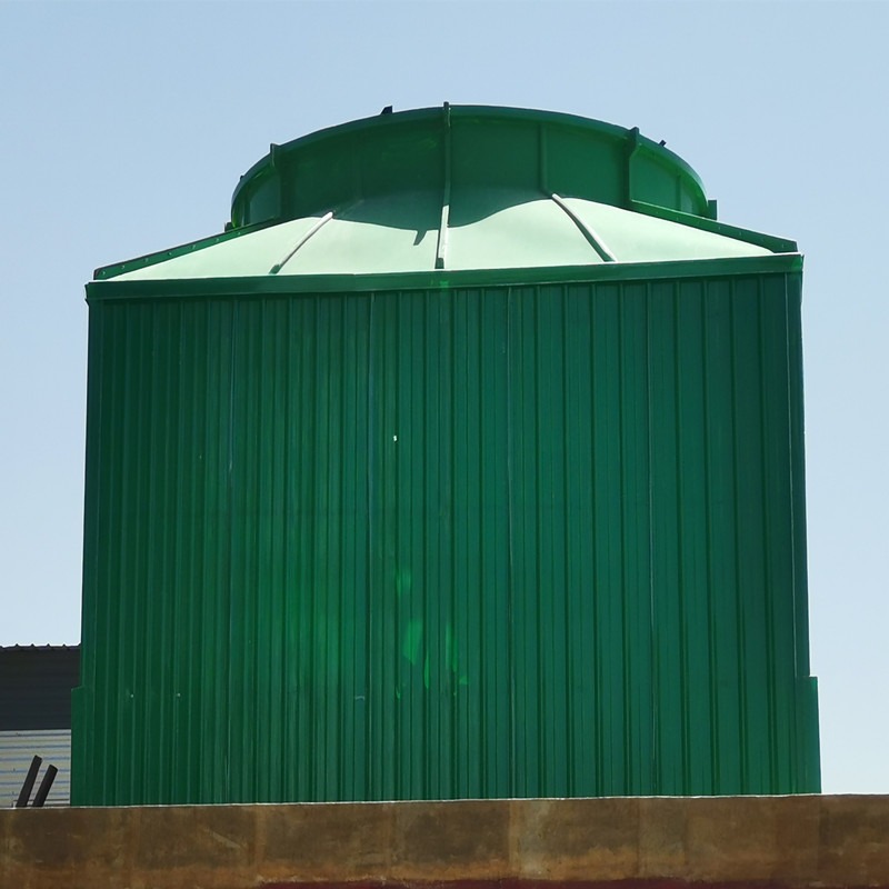 冷却塔 工业型中高温横流式500吨方形玻璃钢冷却塔 低噪声 高节能