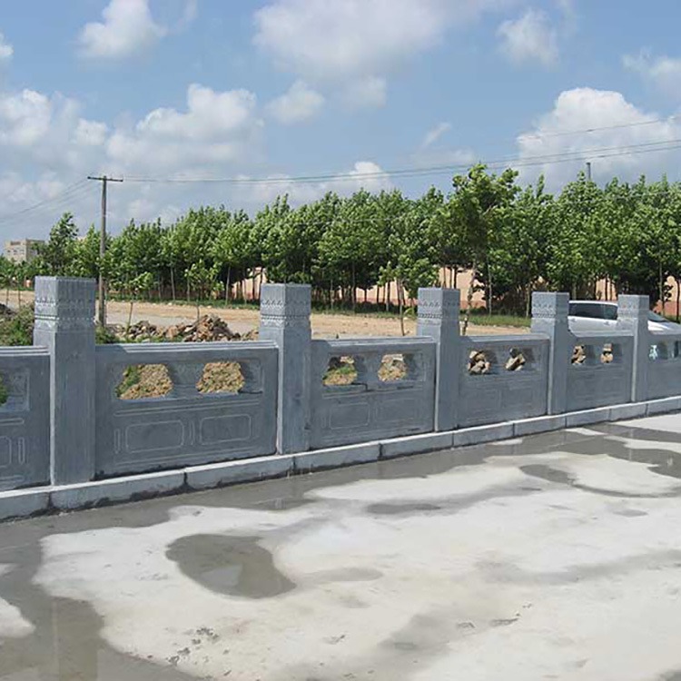 汉白玉石护栏桥梁石栏杆河道石雕栏板定制价格