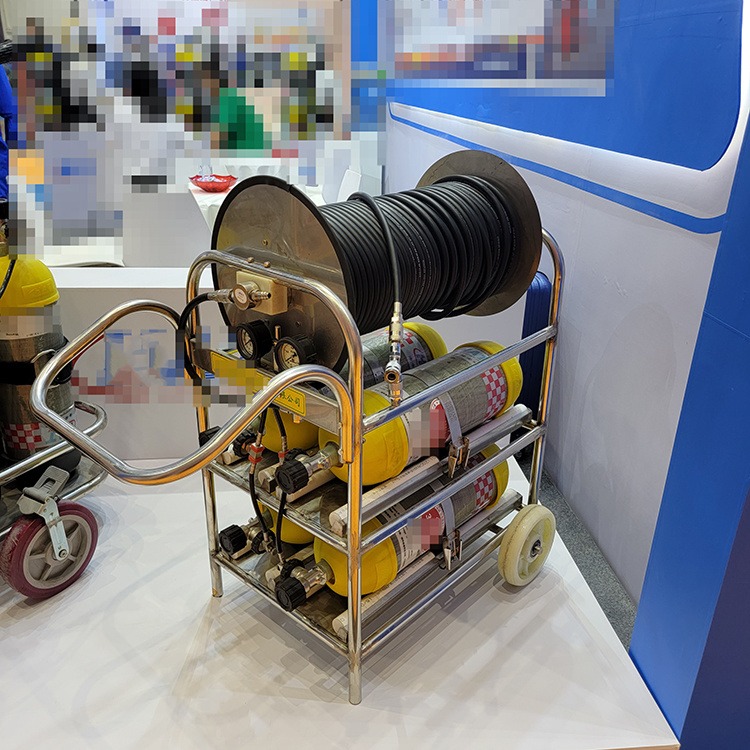 智创 zc-1 移动推车式长管空气呼吸器 自吸式长管空气呼吸器图片