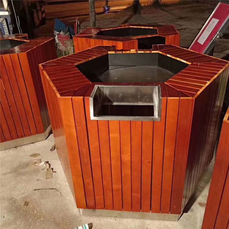 双琪 小区防腐木种植箱 碳化木花槽 木质实木花盆