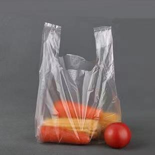 白色透明马甲袋食品手提袋河北福升塑料包装可定制印刷