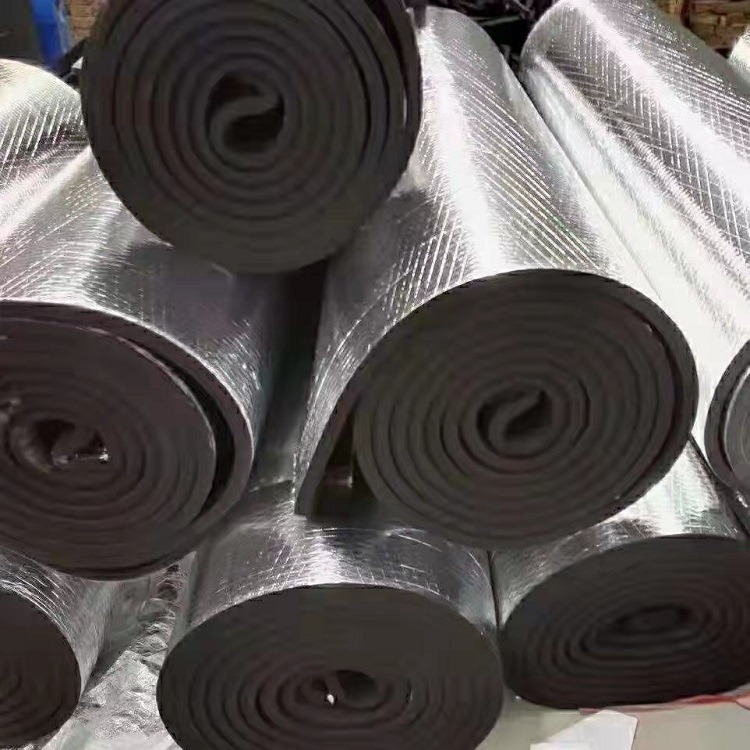 步步昇15mm橡塑板 空调橡塑保温管 铝箔橡塑自粘吸音垫