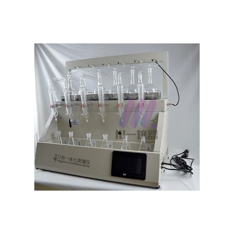 上海实验室智能蒸馏仪CYZL-6称重型氨氮蒸馏装置6位一体