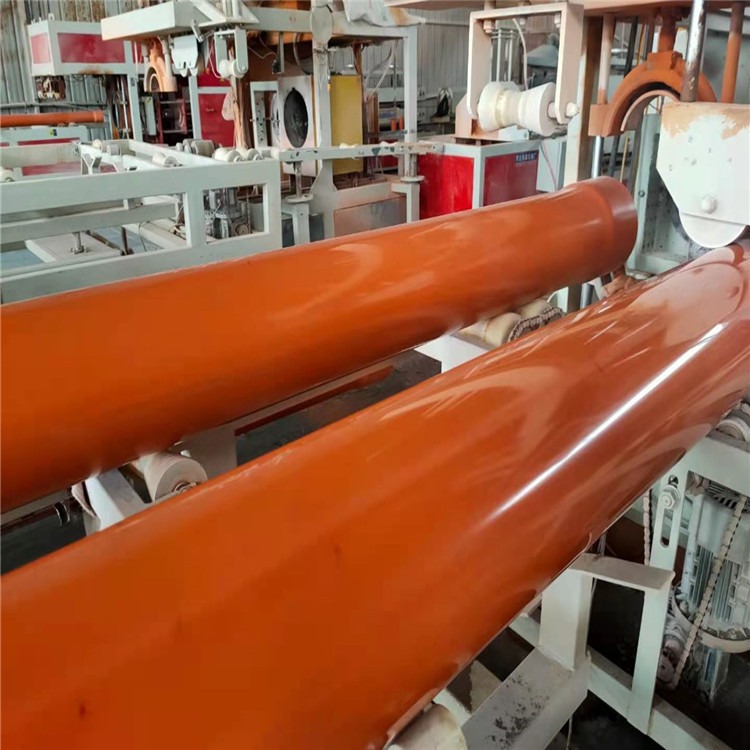 供应cpvc电力管 山东电力保护管 橘色高压保护管金塑塑胶