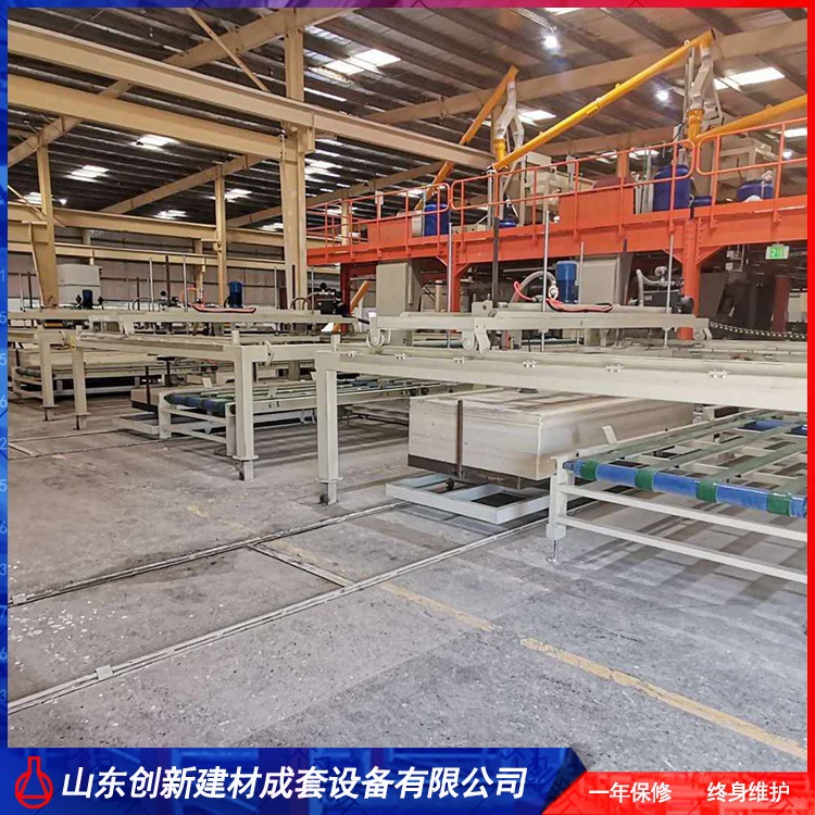 玻镁地板机械 新型集装箱房地板生产线 自动化生产线