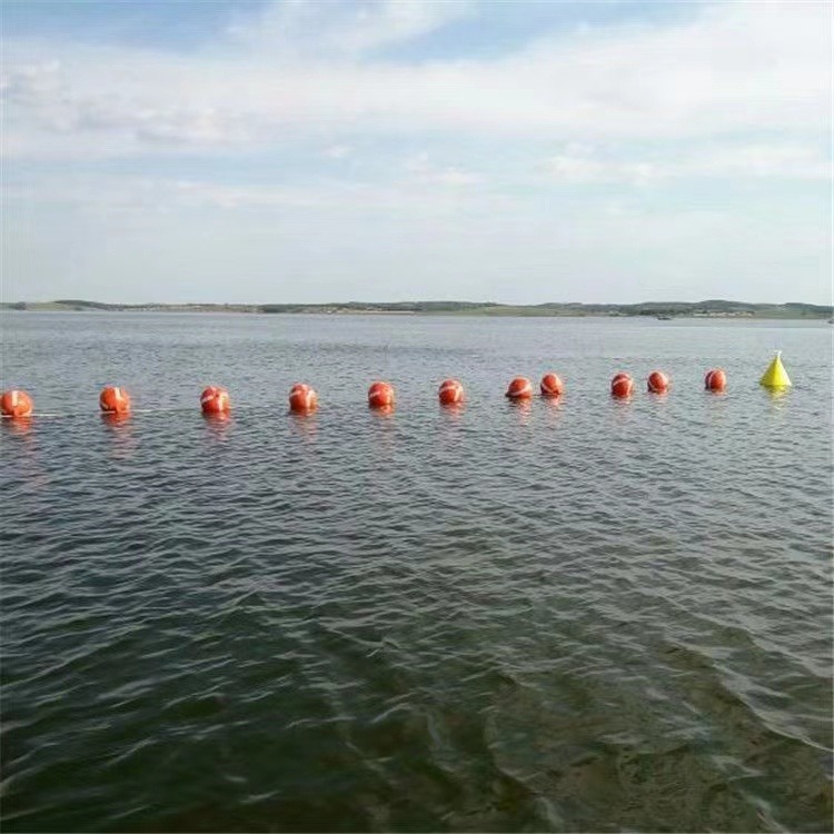 沿海海域养殖区域警示浮球 水上隔离水域pe浮球