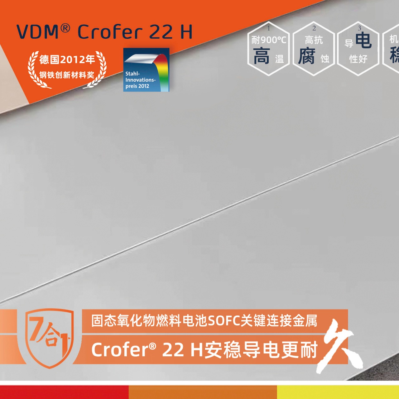 固态氧化物高温燃料电池关注的Crofer 22H、Crofer 22 APU