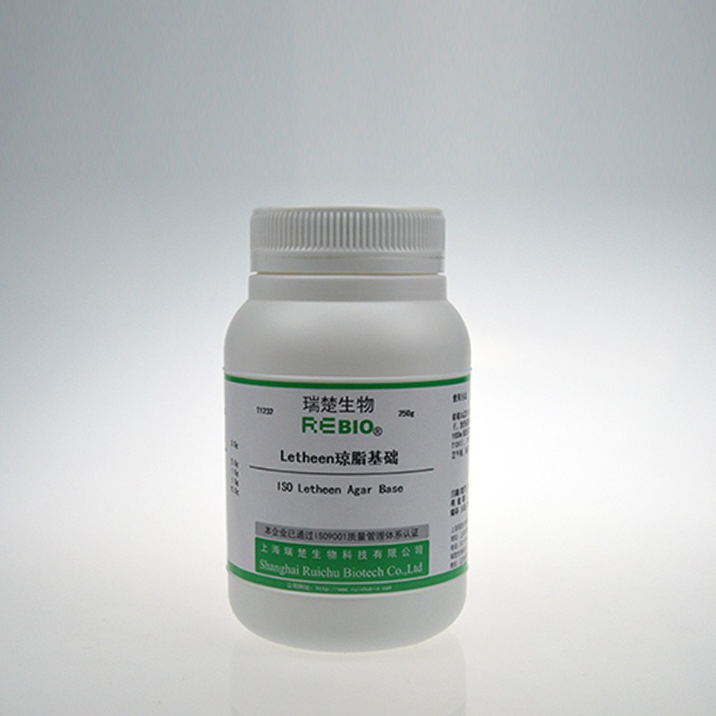 瑞楚生物 	Letheen琼脂基础 ISO 用于化妆品卫生微生物检测	250g/瓶 T1232 包邮