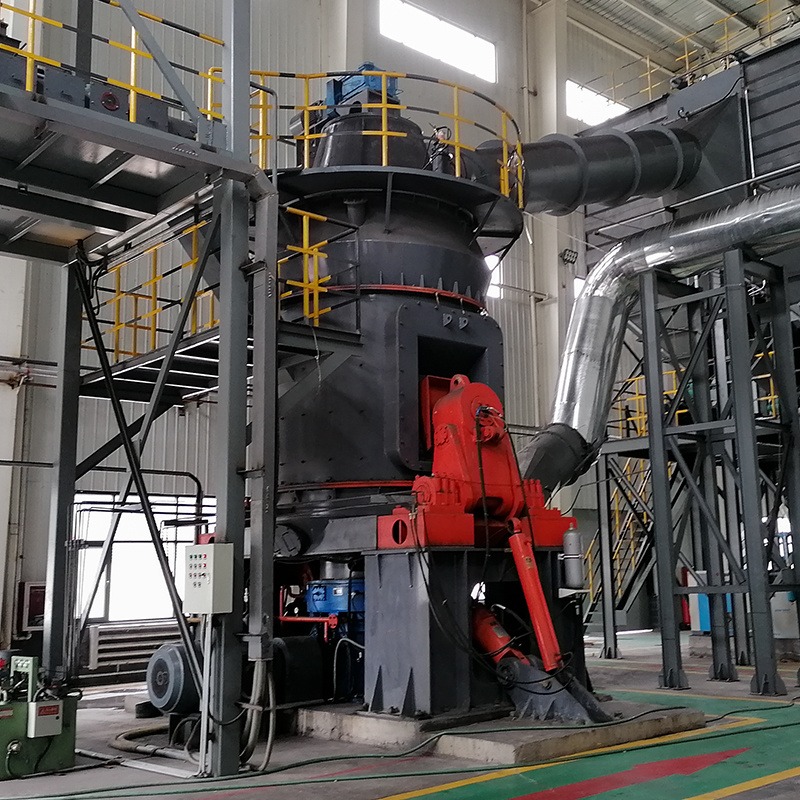 高压悬辊磨粉机日产100吨 上海世邦大型磨粉机械 石灰石粉磨生产线