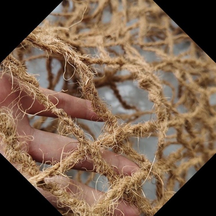 采石场修复椰纤维网 cf椰网 天然椰丝网荒山复绿 喷播用cf椰网