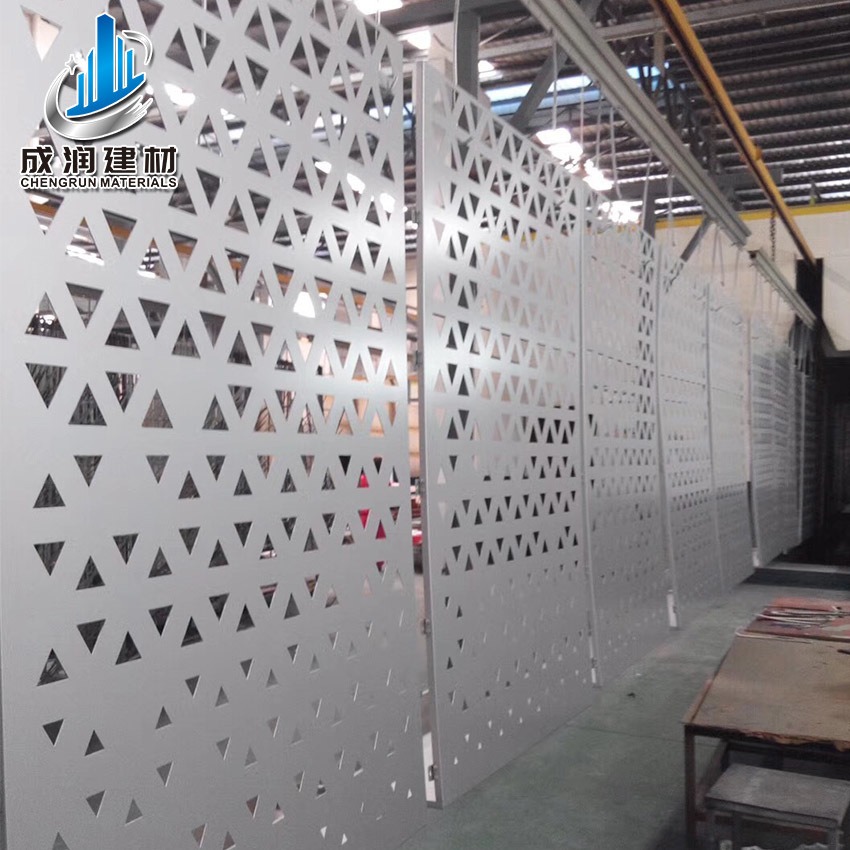 成润外墙装饰铝板 护墙铝单板 冲孔铝单板制作图纸深化出加工图