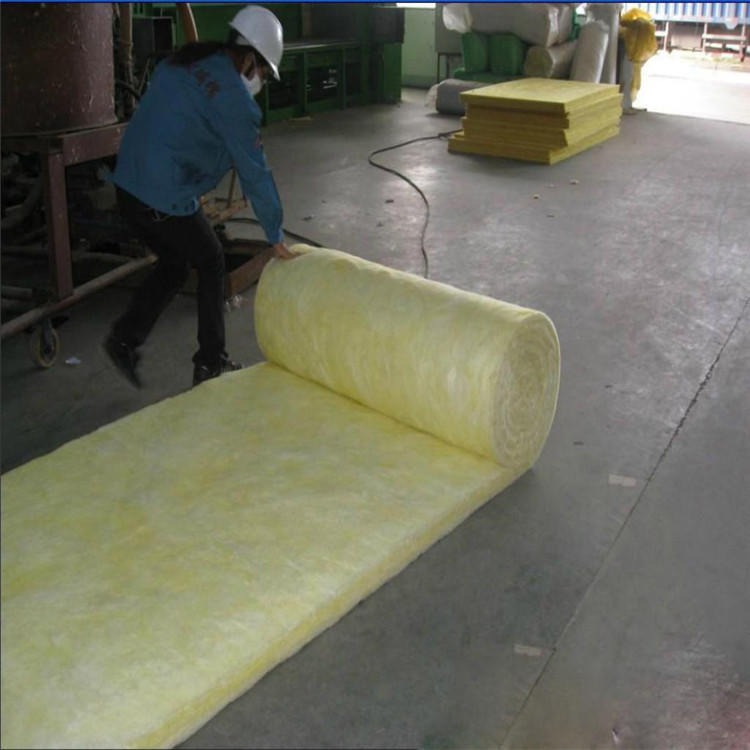 10公斤/m3离心玻璃棉卷毡 5公分厚贴铝箔玻璃棉毡价格优惠