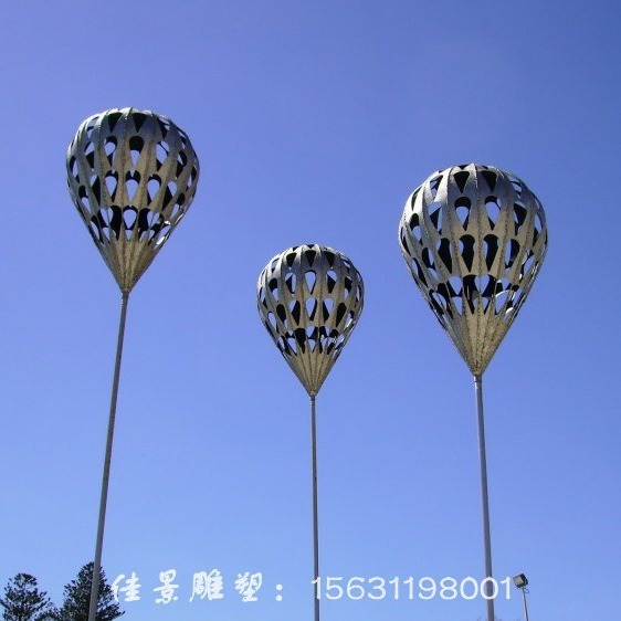 不锈钢气球造型雕塑 广场景观雕塑图片