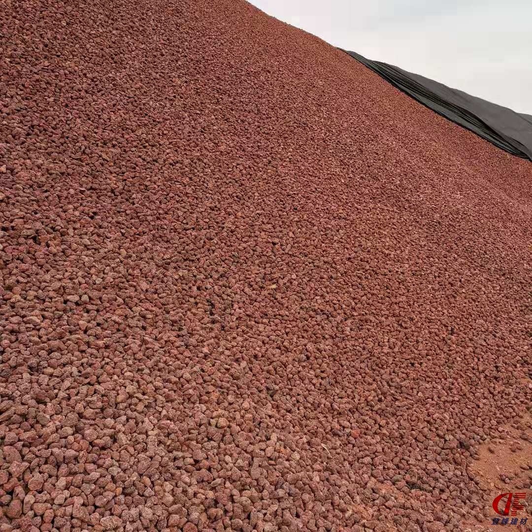 供应红色 黑色火山石 火山岩培养硝化菌 玄武岩颗粒盆栽铺面 鱼缸造景