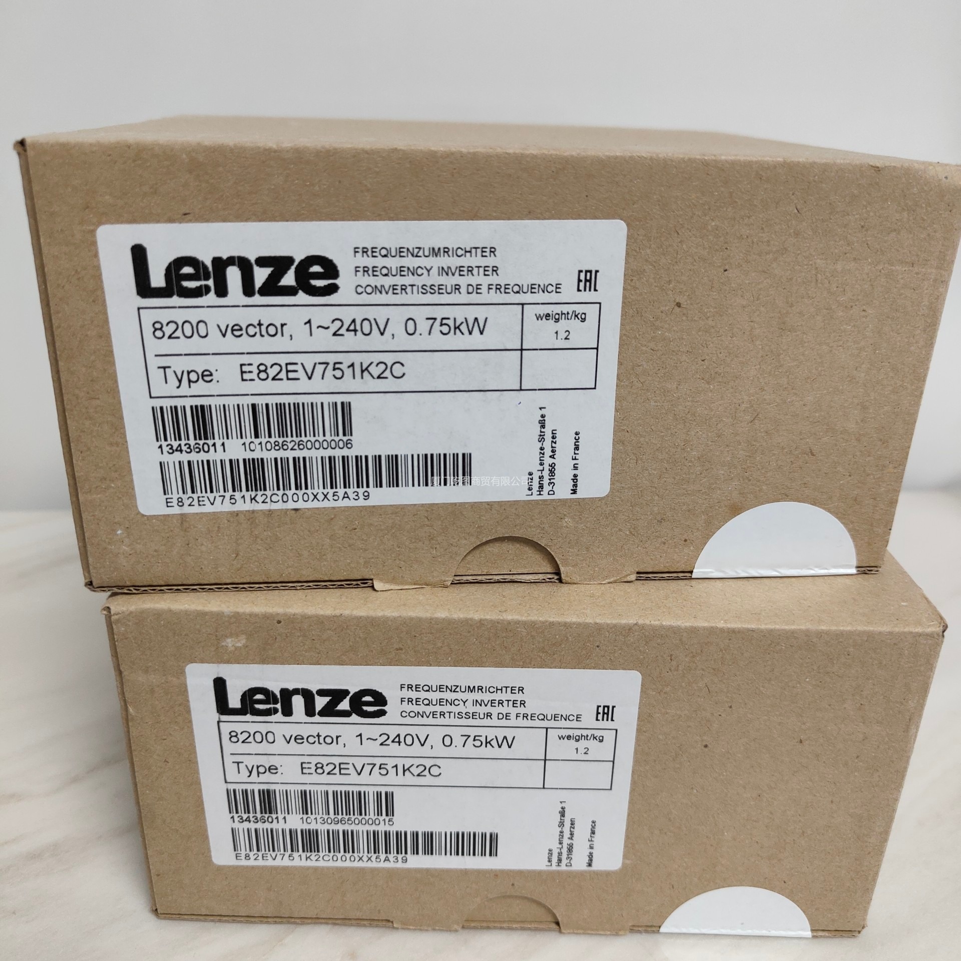 德国伦茨Lenze/8200变频器E82EV751K2C E82EV751-2C全新原装正品 现货