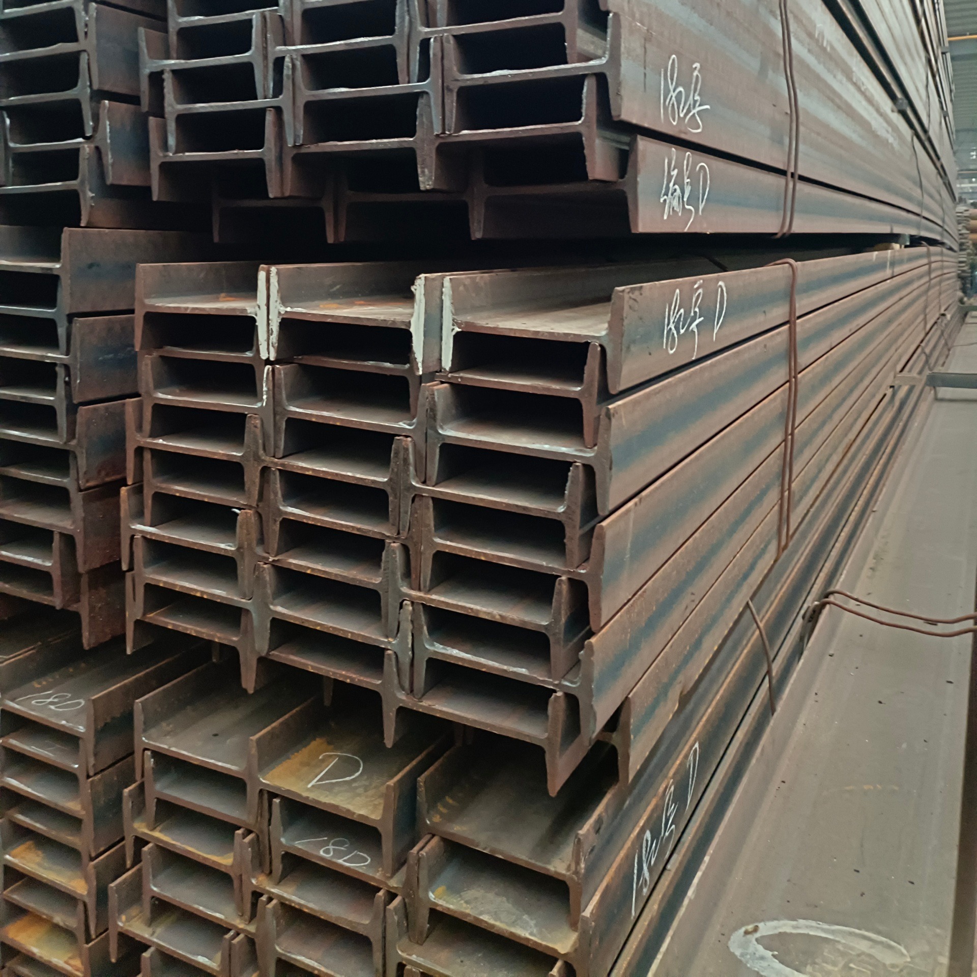 厂家批发工字钢 现货钢结构工程钢材Q235热轧工字钢 国标