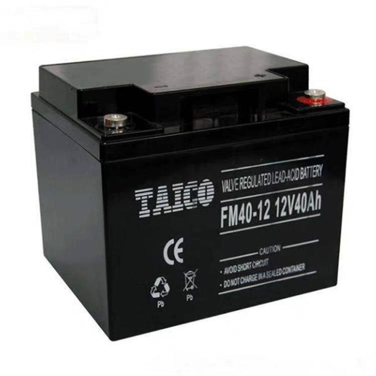 TAICO蓄电池FM17-12泰科源蓄电池12V17AH高低压配电柜 UPS不间断电源