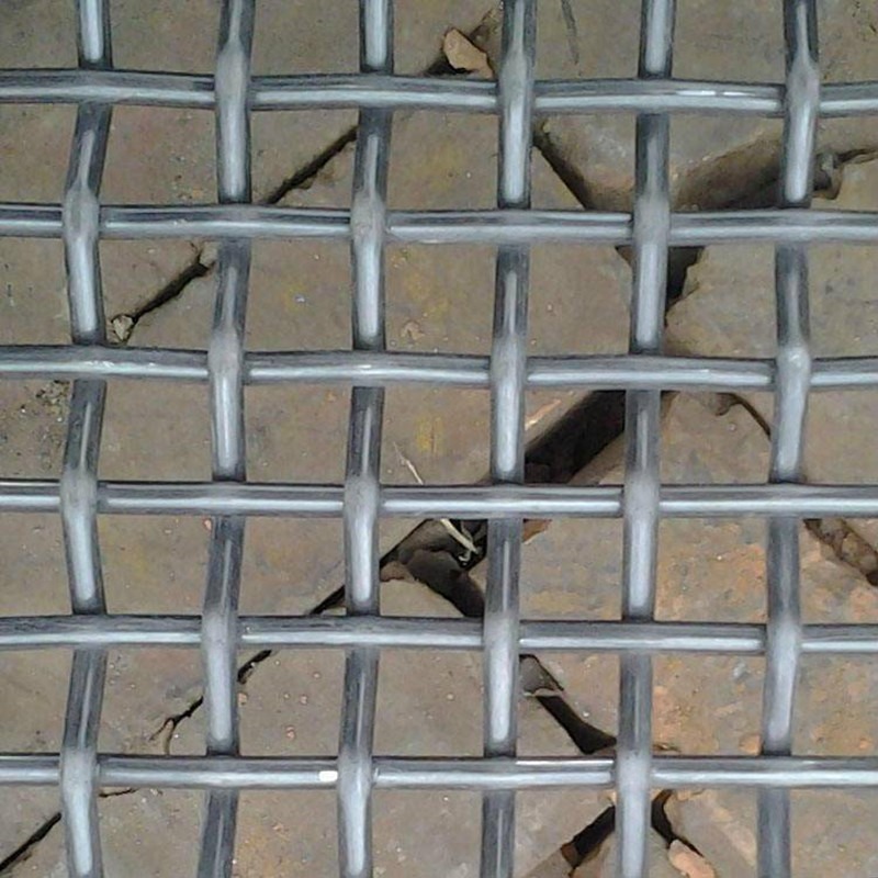 亚奇煤矿轧花网  高碳钢丝编织筛网 包边折弯矿震动筛 不锈钢材质图片