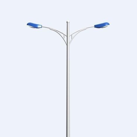 乾旭照明自弯臂道路灯 8米广场高杆灯 道路照明LED路灯