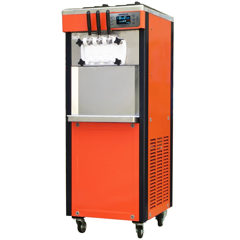 东贝BJG7232A-B型立式冰淇淋机   自贡    商用大荧光屏夹心果酱冰激凌机  价格