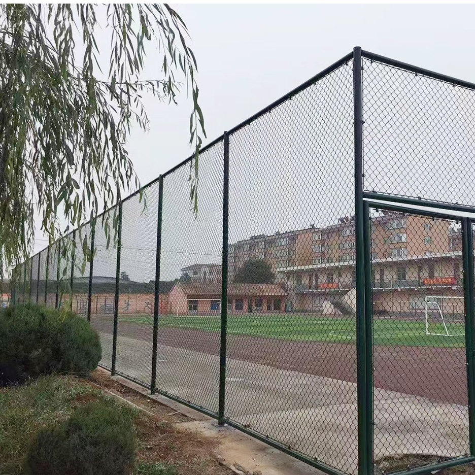 插接式绿色球场护栏 羽毛球场护栏 院子围墙护栏  防撞防攀爬 牢固耐用
