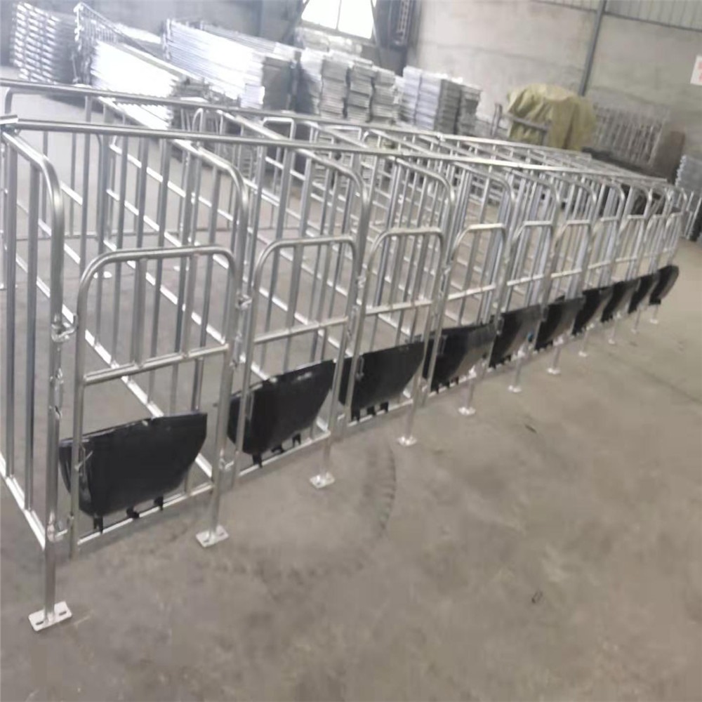 河北养猪设备厂家母猪限位栏带食槽