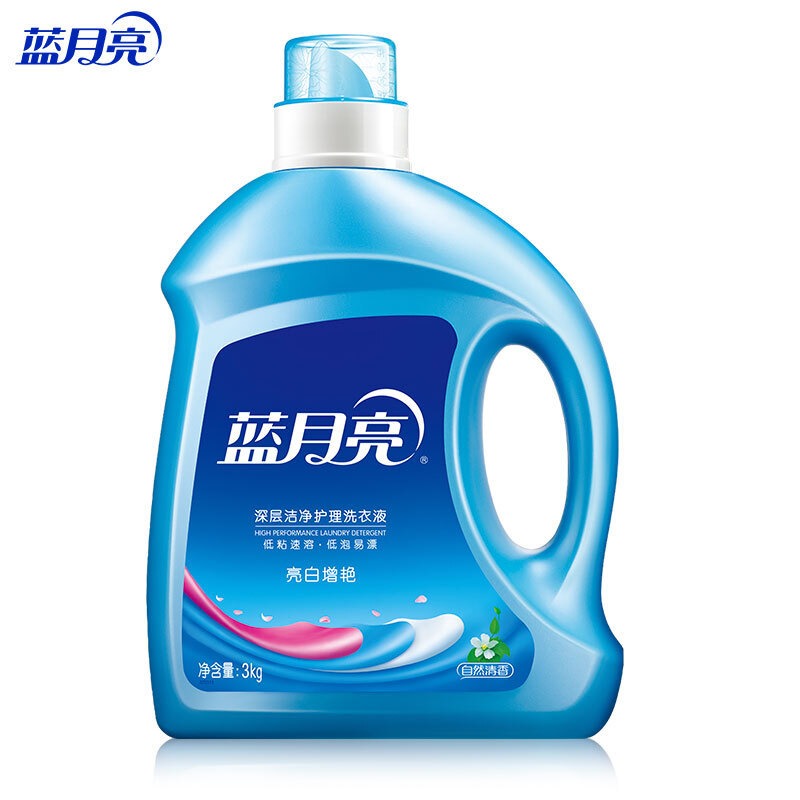蓝月亮自然香洁净机洗洗衣液（自然清香）洗衣液3kg/瓶