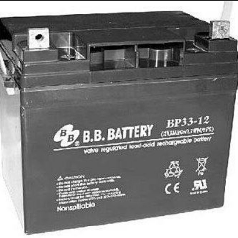 美美BB蓄电池BP33-12 12V33AH 铅酸免维护长寿命 直流屏