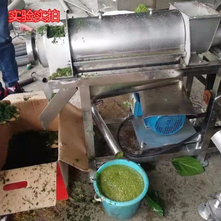 果蔬榨汁打浆一体机报价 果蔬面加工制作大型榨汁机 食品级商用压汁机图片