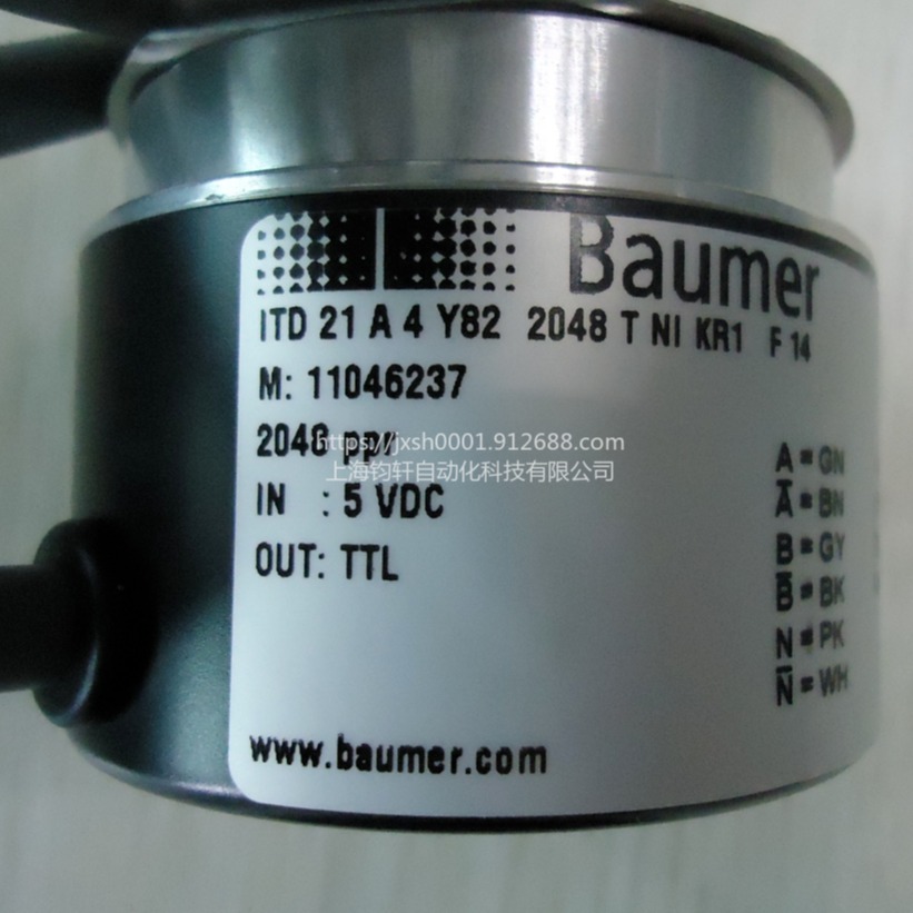 Baumer泰尔汉姆编码器 ITD 21A 4 Y82 2048 T NI KR1 F14
