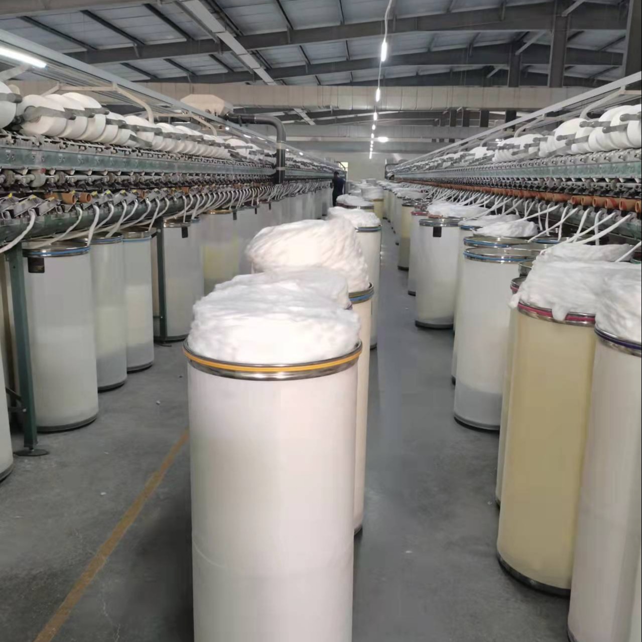 纯涤大化针织机织纱18支气流纺生产厂家