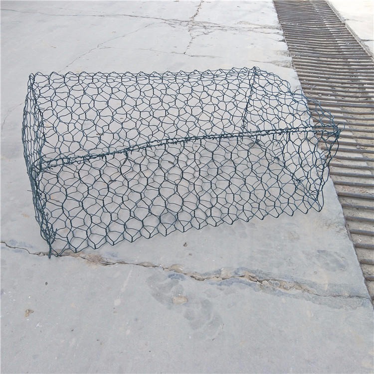 绿水青山 包塑PVC石笼网箱 镀锌钢丝覆塑PVC 使用寿命增加20年 泰同