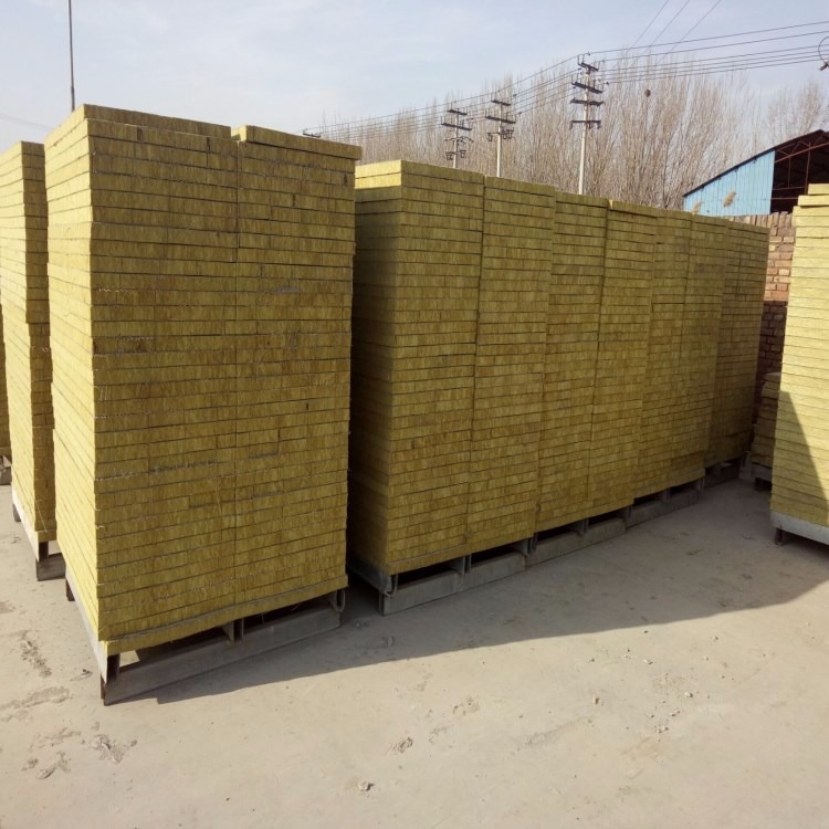 建筑工地专用岩棉板 东欧外墙保温岩棉板 高密度憎水岩棉复合板