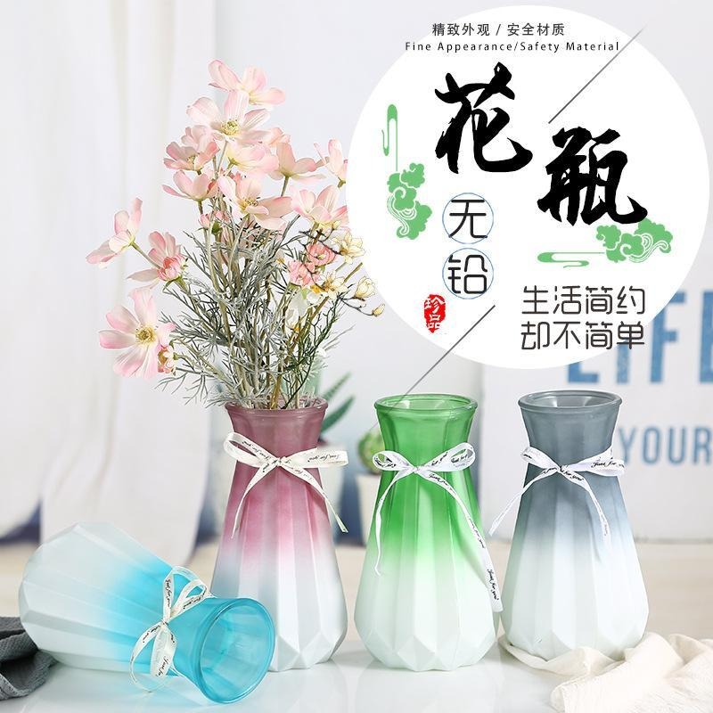 徐州亚特玻璃瓶厂家直销 花盆插花花瓶钻石花瓶折纸花瓶玻璃花瓶