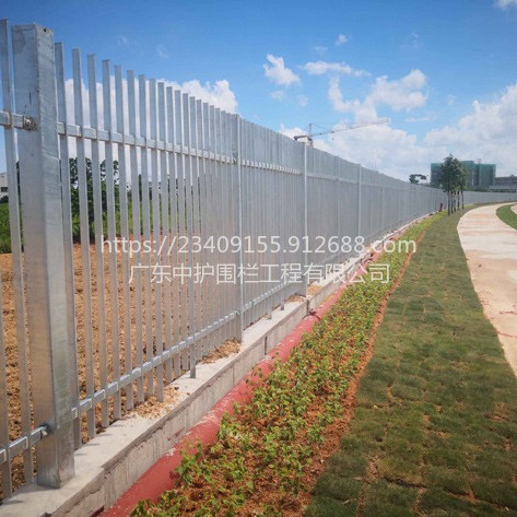 惠州焊接式围栏 珠海组装式栏杆 焊接学校隔离栅