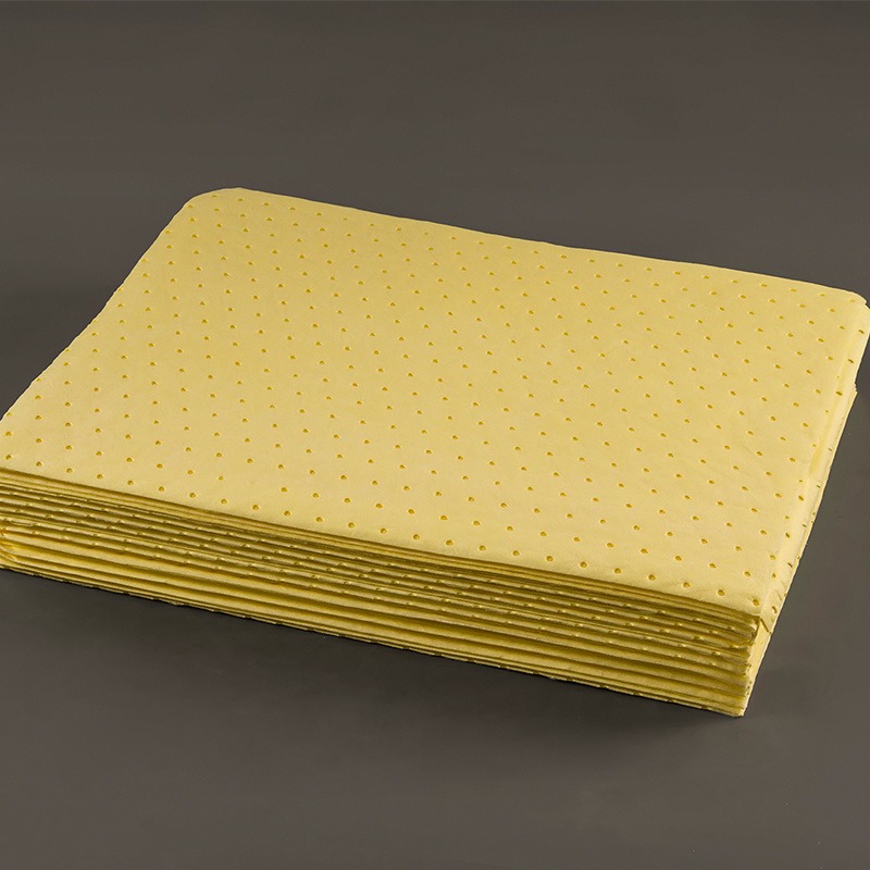 邦拭BONSSUEKQ21-1-2工业擦拭布 重型吸油棉 黄色装只吸油加厚4.5mm 40cm×50cm/片