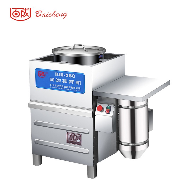 百成RJB-380肉类搅拌机 商用肉馅搅拌机 全自动不锈钢图片