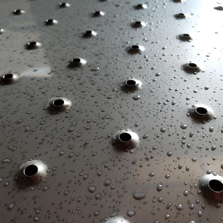 铝合金鱼眼防滑板 欧腾定制各种尺寸铝板脚踏板 长圆孔凸起冲孔板 银川 不锈钢穿孔洞洞板