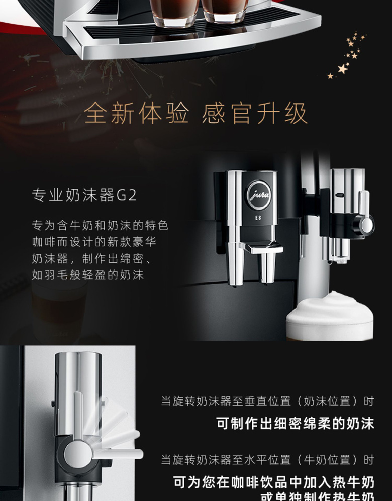 优瑞商用全自动咖啡机   德阳   E8型多功能现磨奶咖机   价格示例图3
