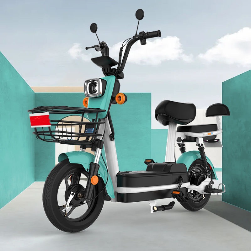 新国标小金果电动自行车成人锂电池可提男女款小型轻便两轮代步车图片